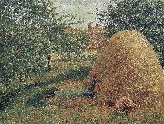 Camille Pissarro nap of the peasant woman Spain oil painting artist